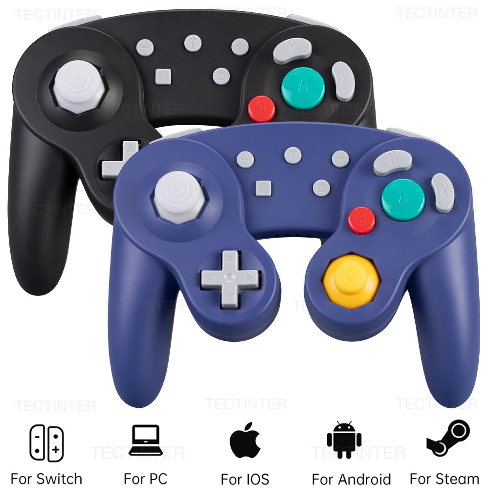 Support Bluetooth GC Wireless Controller for Switch1/2 Gamecube Compatible with Nintendo Switch/Lite Gamepad for pc joystick