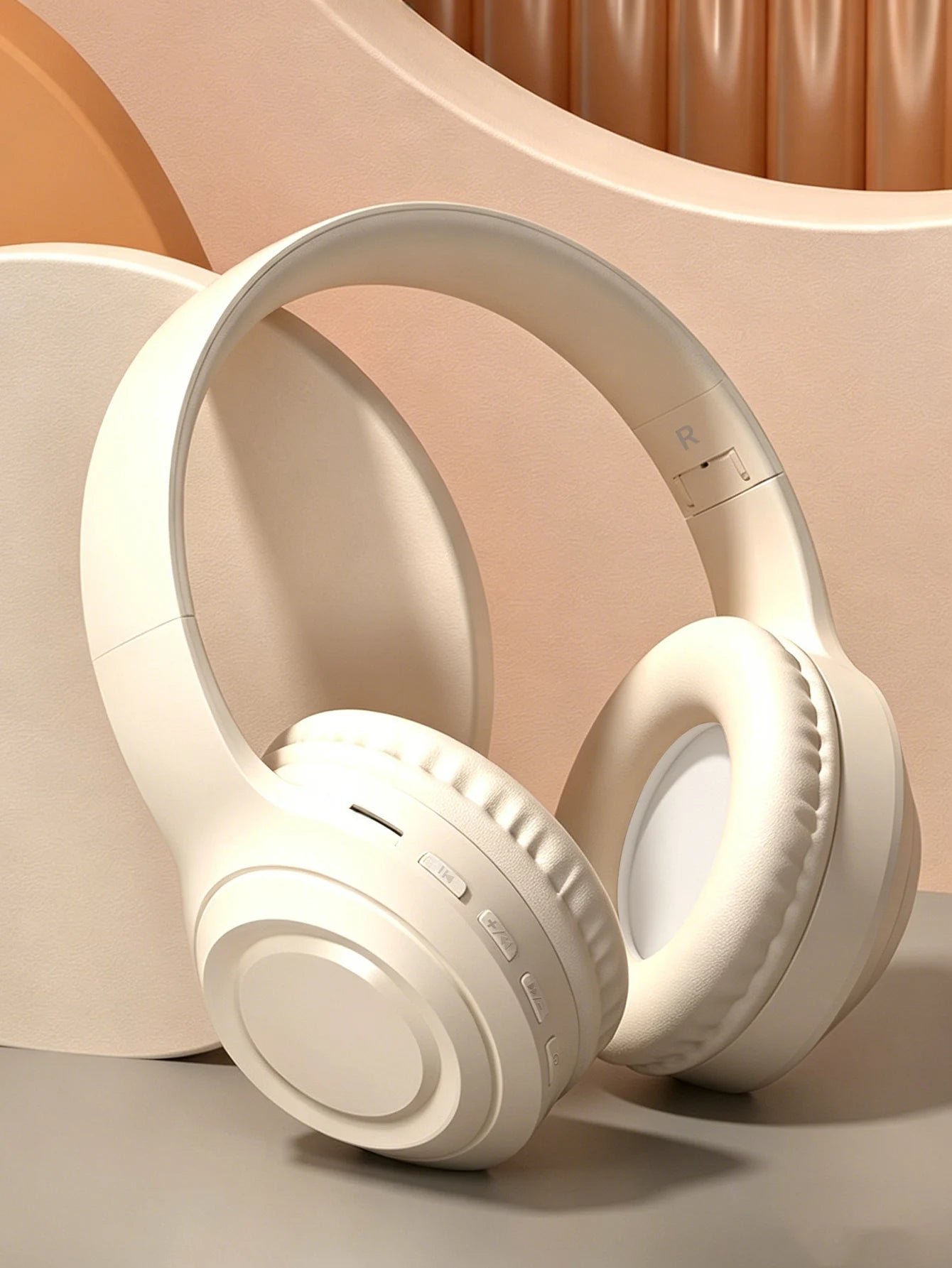 Bluetooth Over-Ear Wireless Headphones,Low Latency,Lightweight,Long Playtime Battery,Soft Memory Foam Earpads for Game & Daily A
