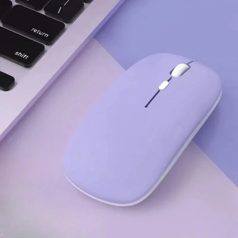 Bluetooth-compatible Mouse Wireless Mouse Silent Computer Mice Portable for Laptop iPad Air Pro Tablet Working Gaming Mouse