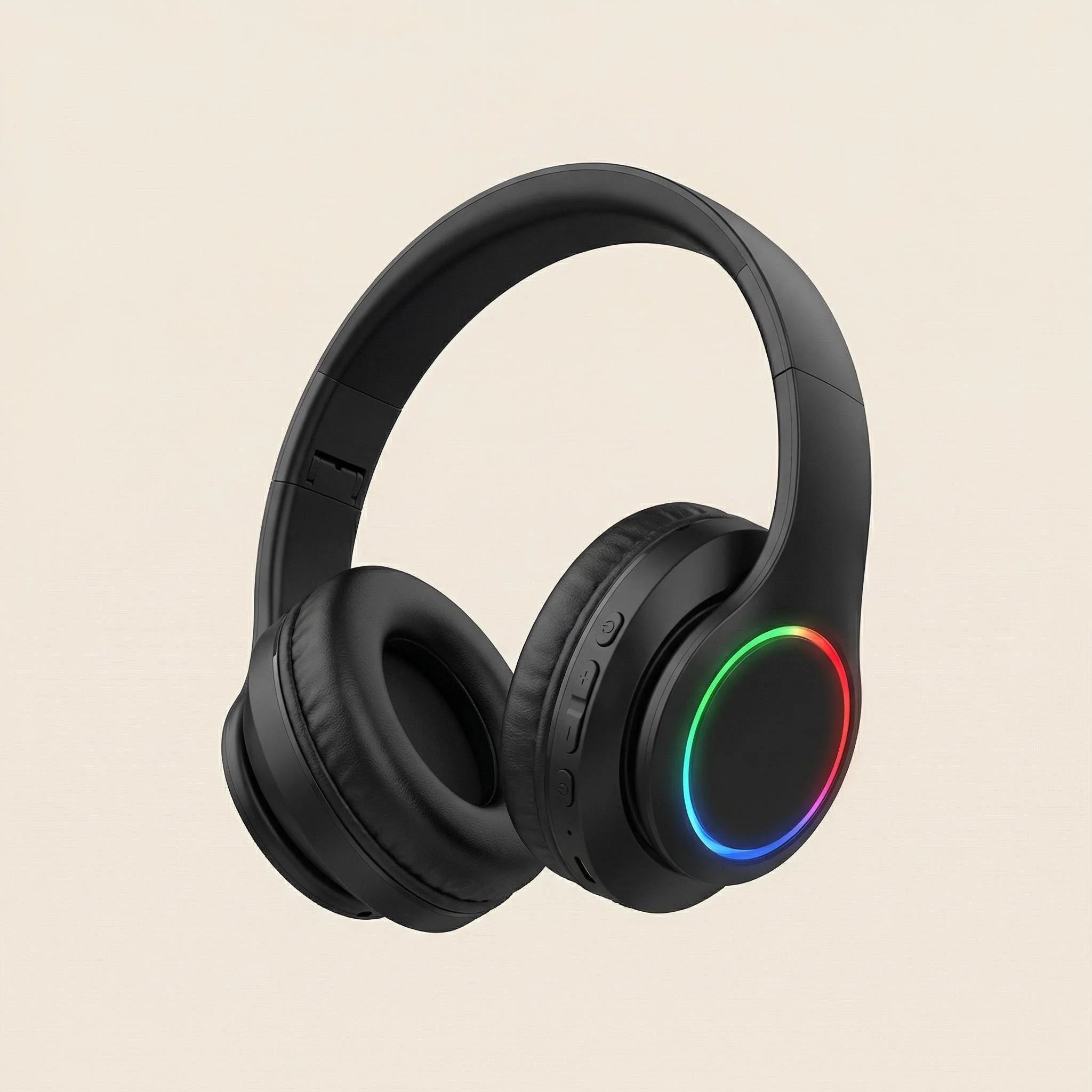 RGB Luminous Headset Bluetooth Headphones Noise Cancelling Wire...