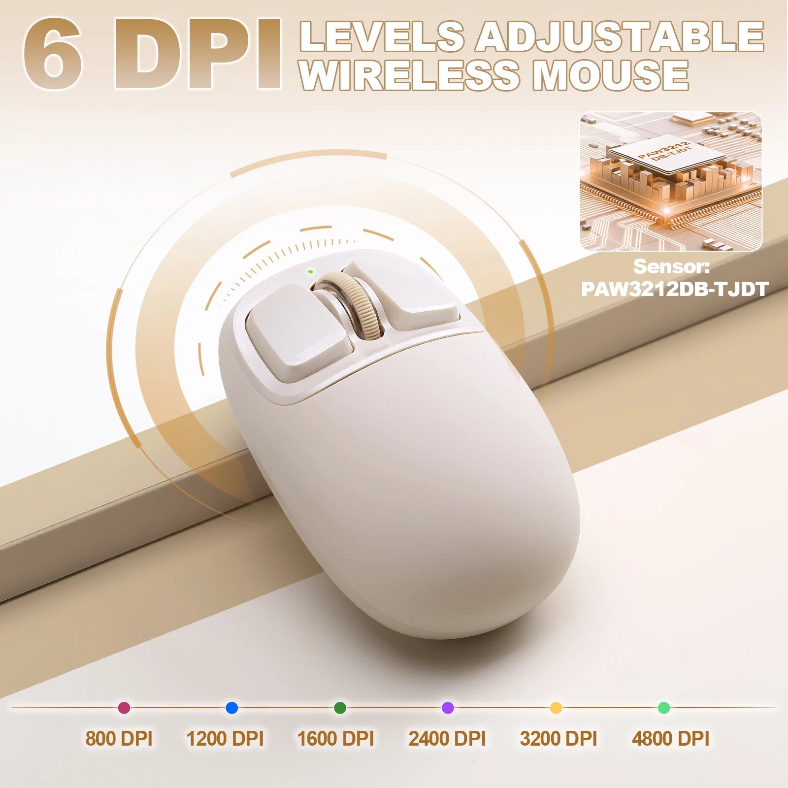 YUNZll C1 Silicone Wireless Mouse, Tri-Mode Bluetooth Mouse, Optical Tracking,Customize Mice for Laptop, Computer, iPad, MacBook