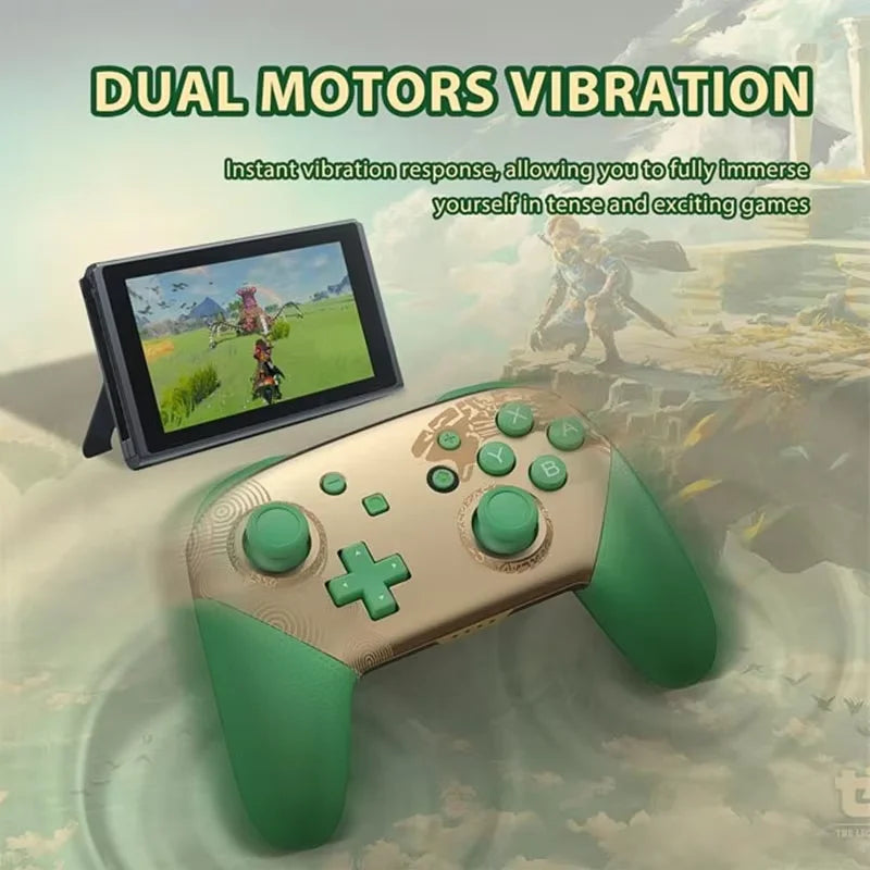Joy Pad Switch Pro Controllers Compatible with Switch/OLED/Lite,Wireless Switch Controller Somatosensory and Immersive Vibration