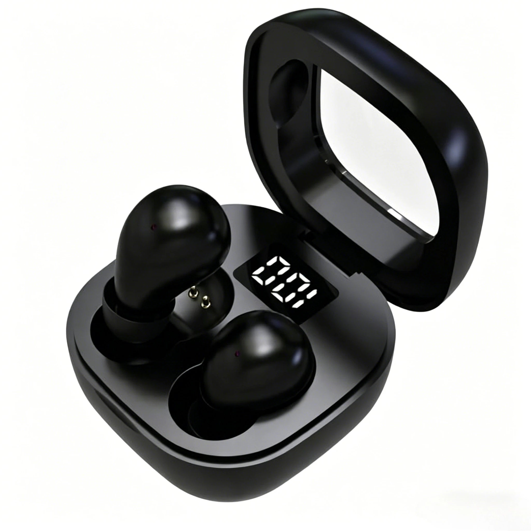 SK19 Mini Invisible Earphones TWS Earbuds Bluetooth 5.3 Wireless Headphone HIFI Stereo Sound Noise Reduction Built-in Microphone