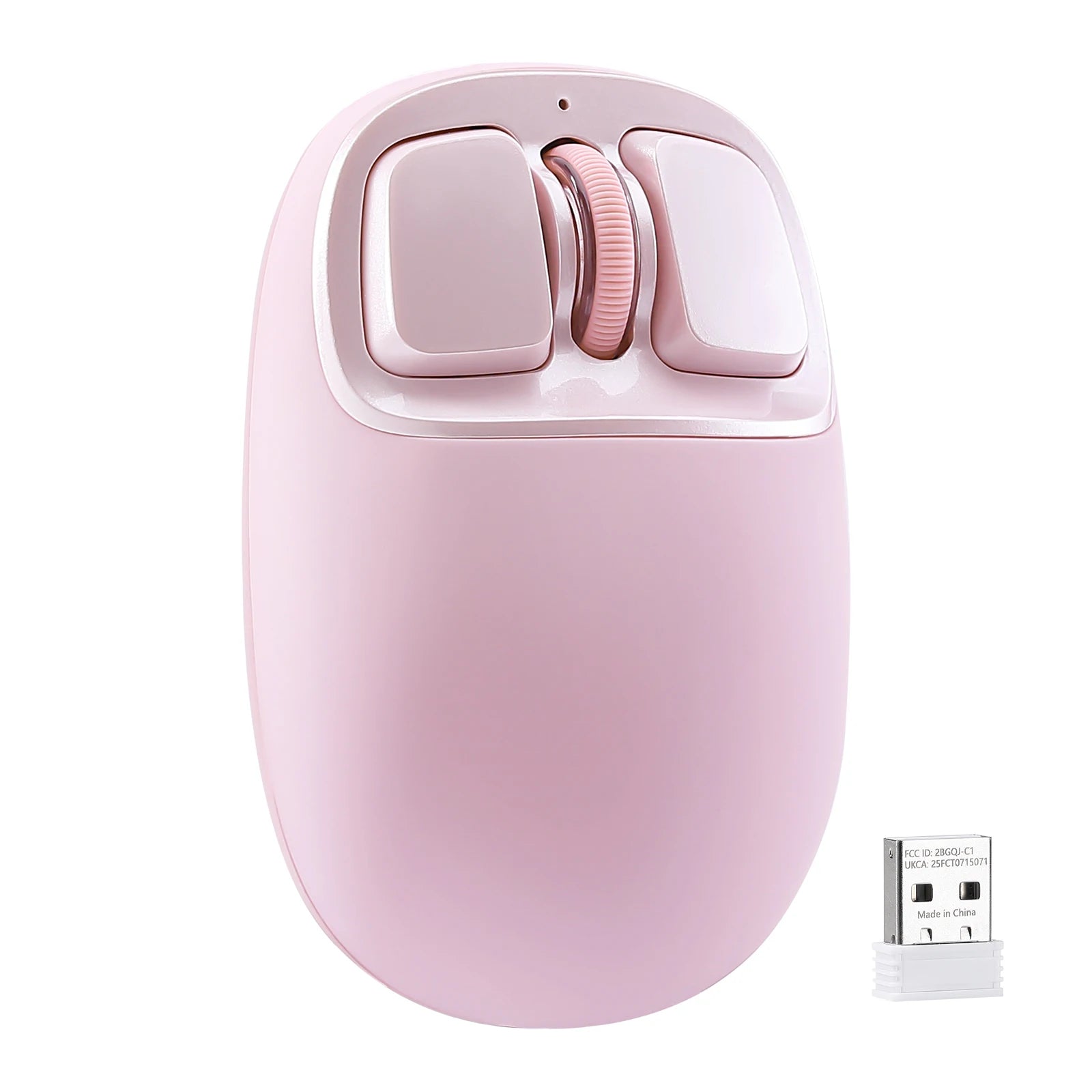 YUNZll C1 Silicone Wireless Mouse, Tri-Mode Bluetooth Mouse, Optical Tracking,Customize Mice for Laptop, Computer, iPad, MacBook