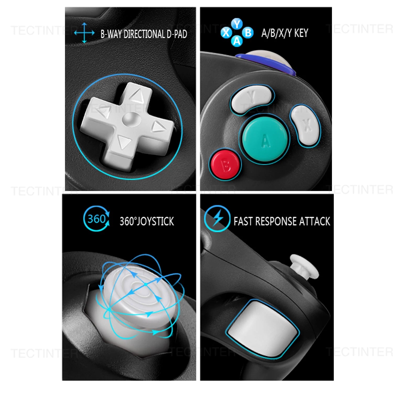 NGC Wired Controller For Nintend Switch Gamepad For Wii/ Wii U Console For GC Controle For PC Joystick For Switch Accessories