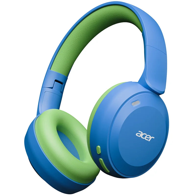 Acer Kids Bluetooth 6.0 Headphones 85/94dB Volume Limited Lightweight Over-Ear Wireless Toddler Headphones with Built-in Mic