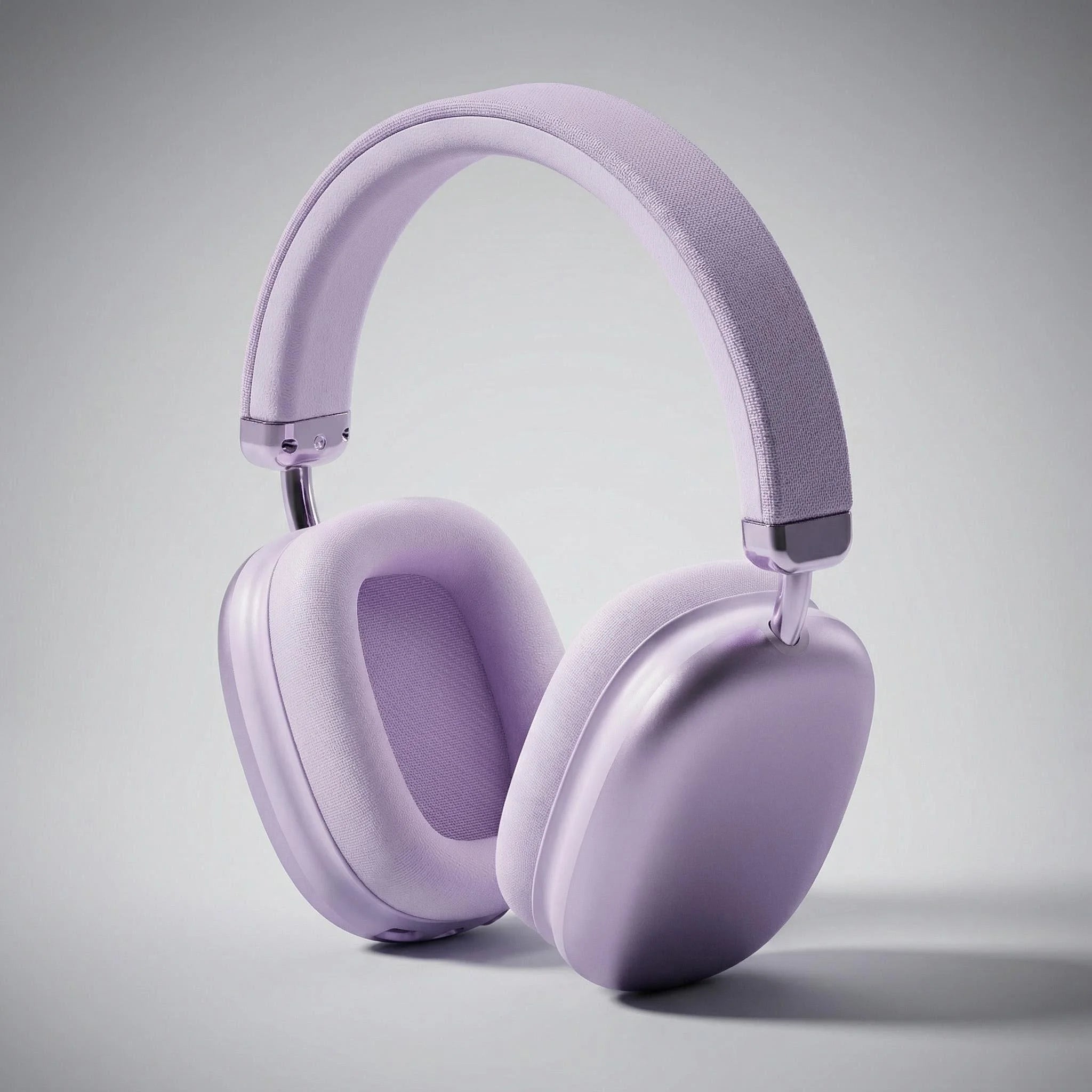 Fabric Headband Over-Ear Headphones Wireless Stereo HiFi Headset Adjustable Metal Rod Outdoor Music Noise Cancelling Earphones
