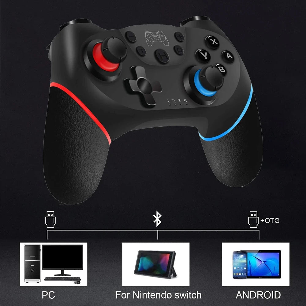 Bluetooth-Compatible Wireless Controller For Switch 2/ NS Oled Console Gamepad Controle For Android PC Joystick with 6-Axis