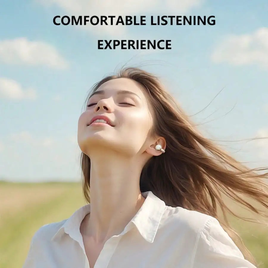 Comfort TWS Bluetooth Wireless Earbuds, HiFi Stereo Surround & HD Call Mic, Universal for iPhone Android, Ideal for Game Office Business & Gift
